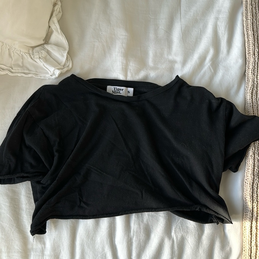 Tiger Mist cropped tee
